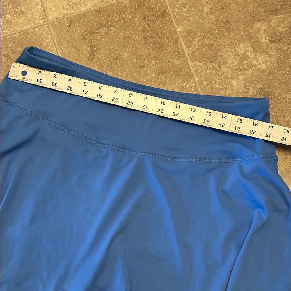 Real Essentials Size 2x Blue and Black Athletic Skirt Set - Picture 5 of 6